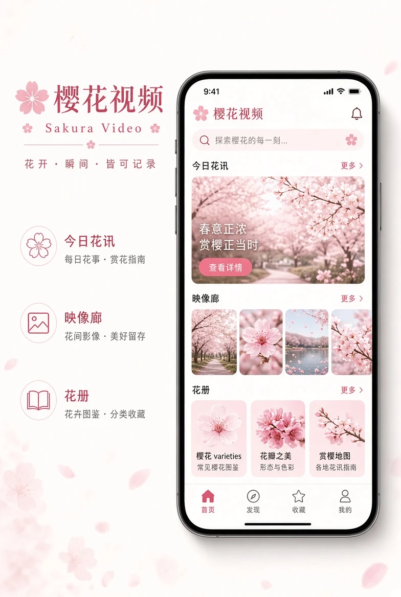 樱花视频APP:把内容路径带到移动端视觉